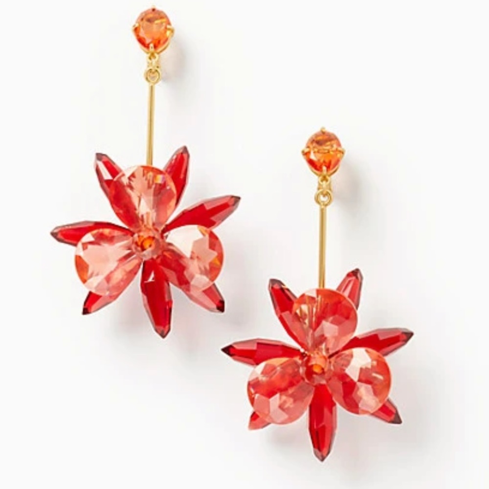 🆕Kate spade blooming brilliant statement earrings